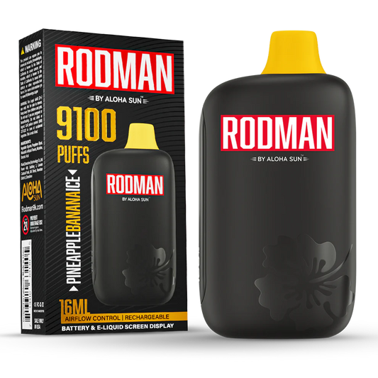 VAPE 9.1k - 20k RODMAN - Piña y platano ICE